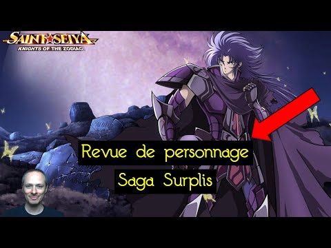 Revue du personnage Saga Surplis - Saint Seiya Awakening
