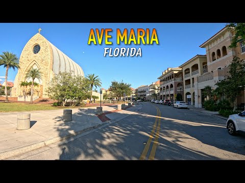 Ave Maria Florida Driving Through