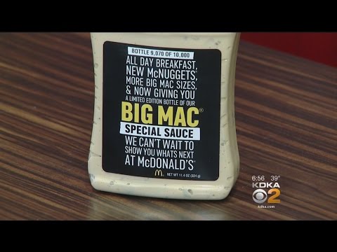 McDonald's To Give Out Free Bottles Of Big Mac Special...