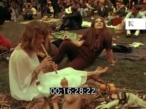 Psychedelic 1967 Hippie Love In, California | Kinolibrary