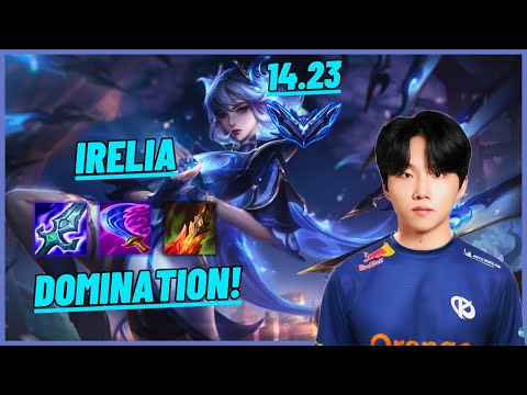 KC CANNA: IRELIA VS SWAIN (TOP) TRIPLE KILL, DOMINATION - EUW DIAMOND - PATCH 14.23