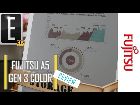 A Smaller COLOR EINK just for Business | Fujitsu Quaderno A5 Gen 3 Review
