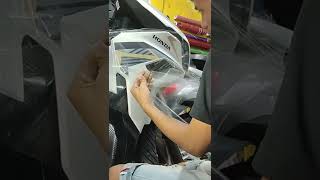 Download lagu pasang skotlet VPF motor Vario 125 full body putih transparan mp3