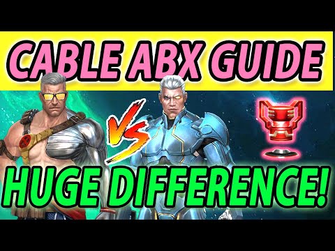 Cable l Blast Male ABX Guide & Comparison l Marvel Future Fight