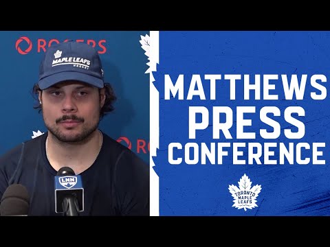 Auston Matthews Pre Game ' Toronto Maple Leafs at Dallas Stars ' April 7,2022