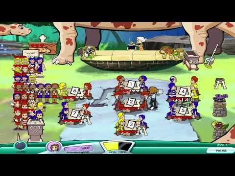 Diner Dash (Expansão): Flo Through Time - Nível #6 - Caveman Cafe VI
