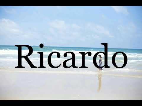 How To Pronounce Ricardo🌈🌈🌈🌈🌈🌈Pronunciation Of Ricardo