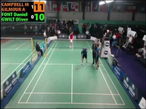 Fyffes Irish Future Series - Mens Doubles Final, Set 2 (Campbell & Gilmour vs Font & Gwilt)
