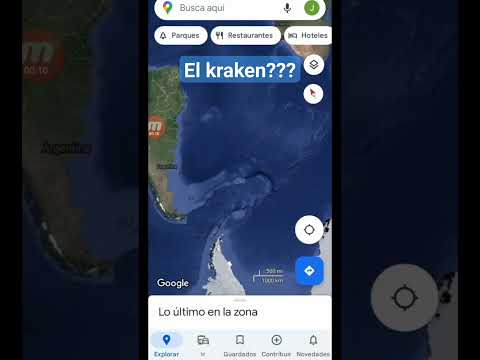 cómo encontrar al kraken en Google maps