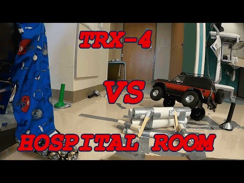 Traxxas TRX-4 Bronco --🩺 Last Chemo Cycle -- 🔨Hospital Track Made With Materials From Home✂
