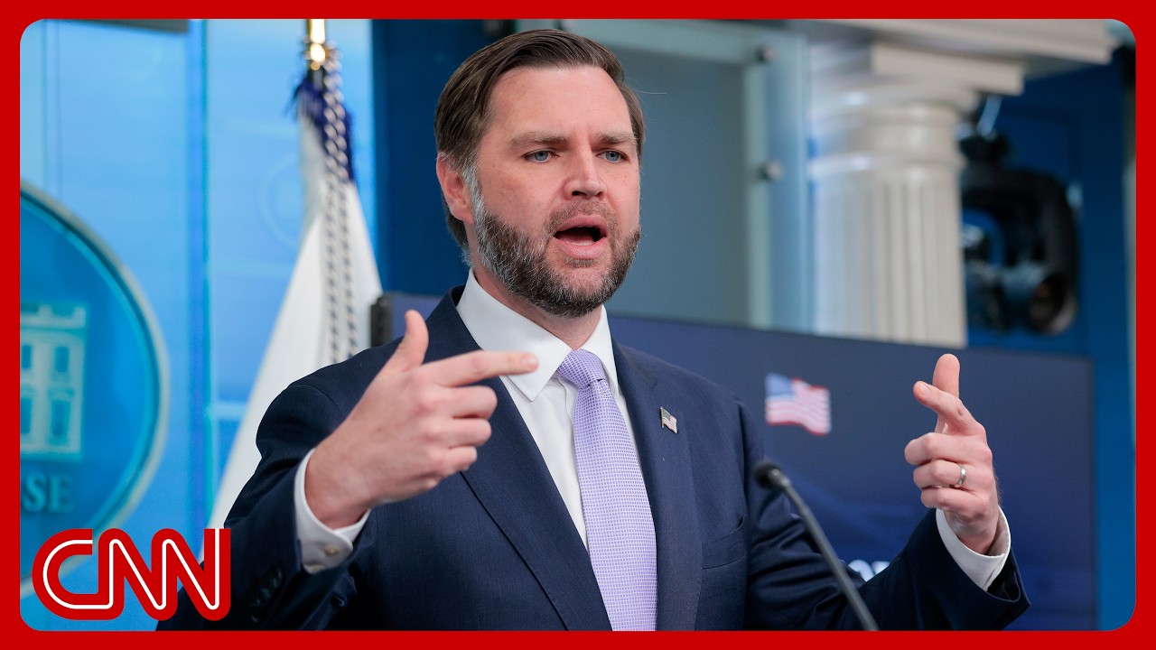 Live: JD Vance press briefing