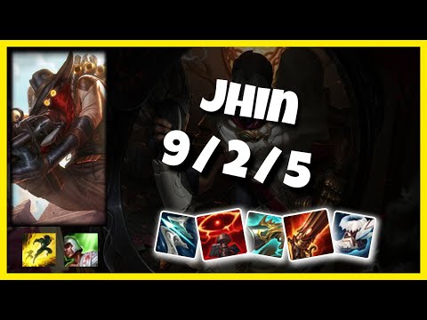Jhin vs Draven NA Challenger BOT (9/2/5) - v11.6