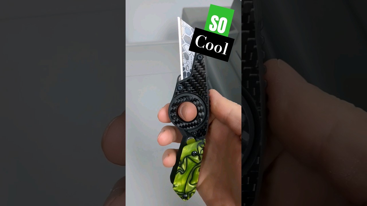 SO COOL! 😎 Ronin Energetics Hydra Ridiculously Sweet Box Cutter #edc #edcgear #everydaycarry #knife