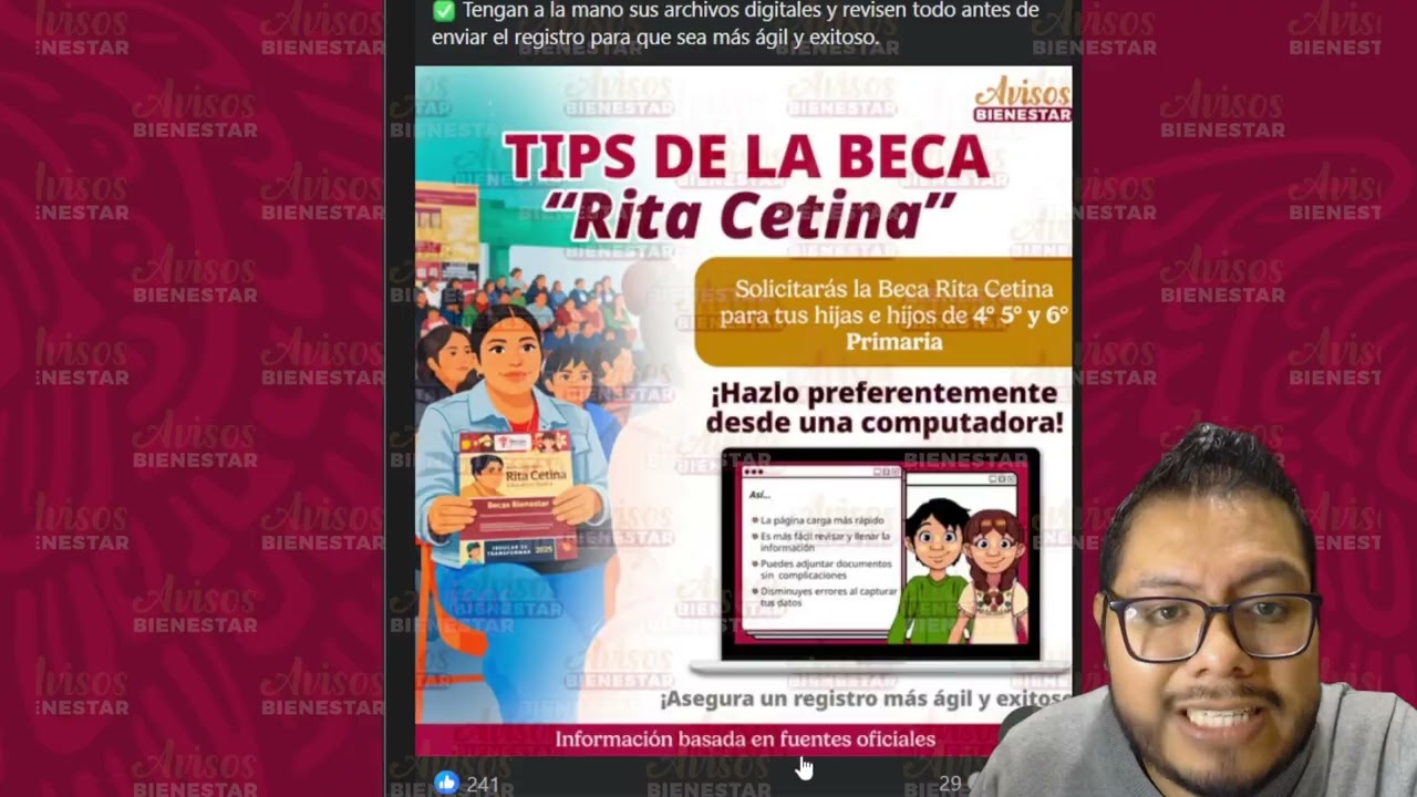 ¡POR ESTA RAZÓN! haz el registro a la beca Rita cetina desde la computadora y asegurar los 2,500