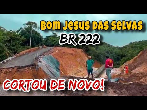 BR 222 foi interditada novamente em Bom Jesus das Selvas-MA em 14/04/2024 #caminhoneiro #enchentes