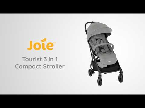 Joie Tourist 3 in 1 Compact Stroller, Suitable from Birth to 15 kg or 3 Years - Toffee