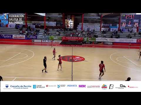 Xuvenil Feminino. Final a 4. Semifinal. Bm. Porriño - U. B. Lavadores