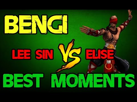 SKT T1 Bengi as Lee Sin vs Elise | BEST MOMENTS