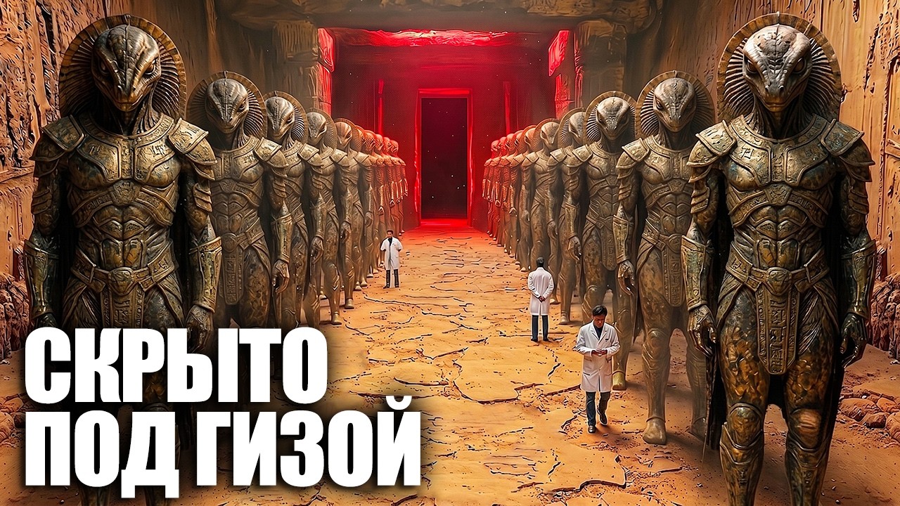 Учёные впервые открыли 5000-летнюю камеру под Гизой