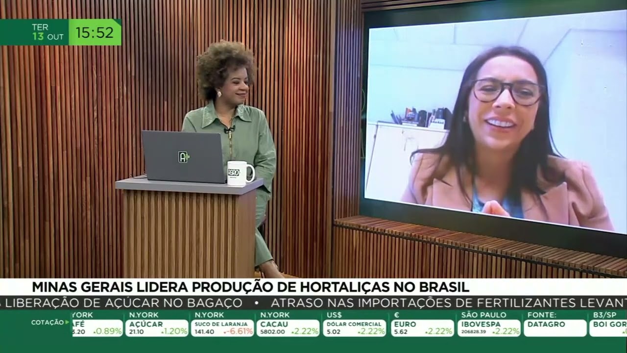 Minas Gerais lidera produção de hortaliças no Brasil