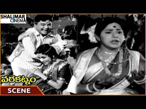 Varakatnam Movie || Padmanabham Married Bride & Suryakantham Gets Angry || NTR || Shalimarcinema