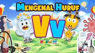 Mengenal Huruf V | Nama Benda, Hewan, dan Buah Dari Abjad | Kakatoo - Seri Mengenal Abjad