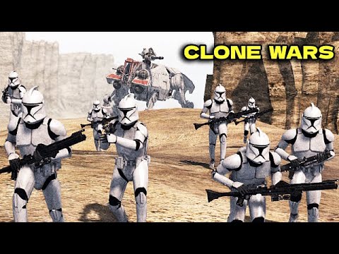 ULTIMATE STAR WARS MOD: Clone Troopers vs CIS Battle Droids! - Men of War: Assault Squad 2