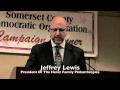 Jeffrey Lewis,  The Heinz Family Foundation,  Somerset County Democrats Gala 10-7-10
