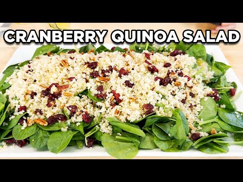 Easy Cranberry Quinoa Salad Recipe