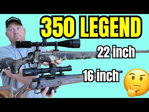 350 Legend Barrel Length: Not Even Close