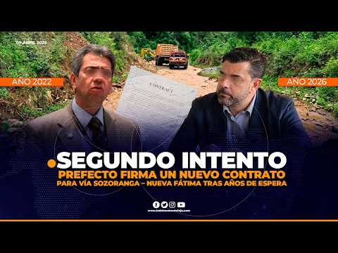 M4nc1n0 firma nuevo contrato para asfaltado de la vía Sozoranga - Nueva Fátima | LO DEL MOMENTO LOJA