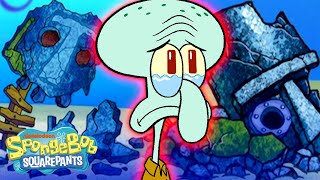 💥 Every Time Squidwards House Was Destroyed!  S