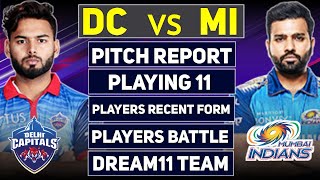 DC vs MI Dream11 Prediction | MA Chidambaram Stadium Pitch Report | DC vs MI Dream11