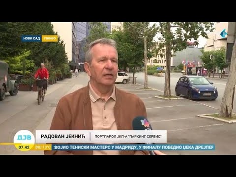 Паркиралишта на Подбари у зонском систему наплате („Добро јутро Војводино”, РТВ, 5. 5. 2025.)