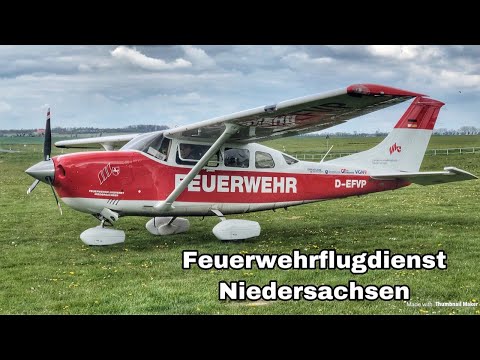 Feuerwehrflugdienst aus Niedersachsen. Feuerwehr-Video