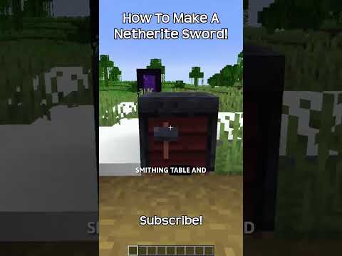 Come creare una spada di Netherite in Minecraft!