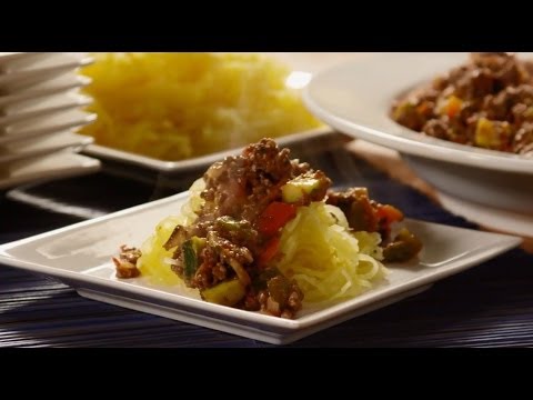 How to Make Spaghetti Squash with Meat Sauce | Paleo Recipes | Allrecipes.com