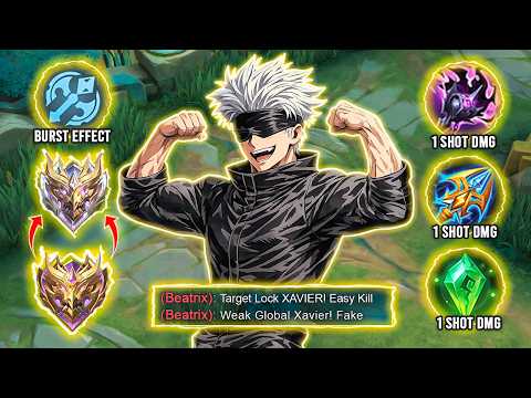 UNLIMITED 1 SHOT DAMAGE ABUSE 2026 XAVIER BUILD AND EMBLEM! 🤯🔥 (TRY IT NOW!) | MLBB