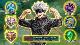 UNLIMITED 1 SHOT DAMAGE ABUSE 2026 XAVIER BUILD AND EMBLEM! 🤯🔥 (TRY IT NOW!) | MLBB