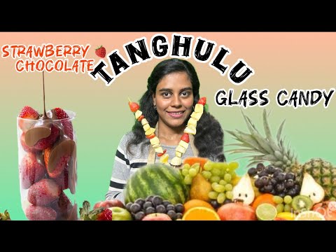 How to make candy Tanghulu |Tanghulu recipe in Tamil fruit candy | London strawberry chocolate |