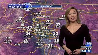 Dry and breezy over the plains; Continued snow in the mountains Saturday