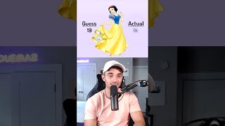 Guess the Age: Disney Princesses