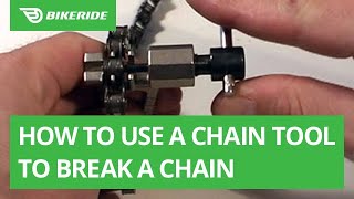 How to Use a Chain Tool to Break a Chain