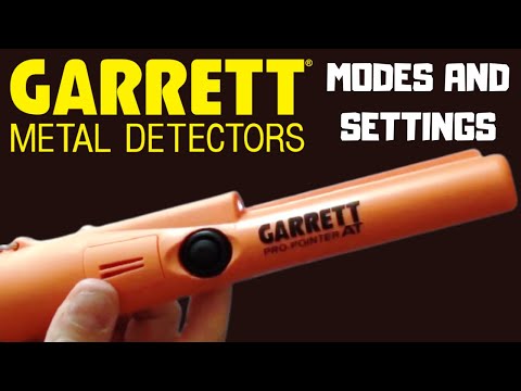 Garrett Pro-Pointer AT - Modes and Settings