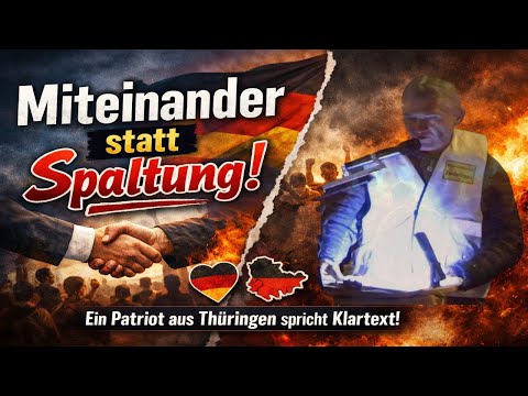 Togetherness instead of division: The words of a patriot from Thuringia