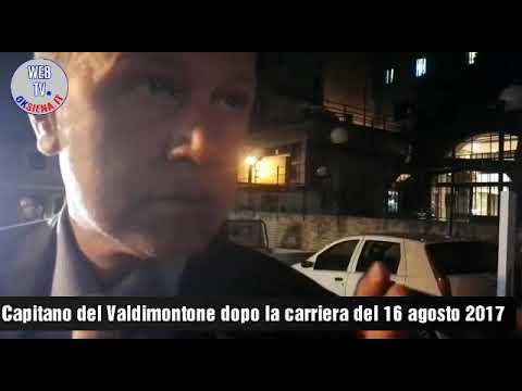 Capitano del Valdimontone dopo la carriera del 16 agosto 2017