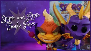 Spyro and Ripto Funko Pops Unboxing and Pictures