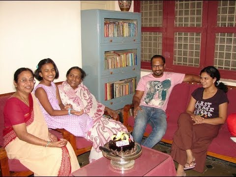 In absentia, Srinath's Birthday Party at our house, "Srilekha".