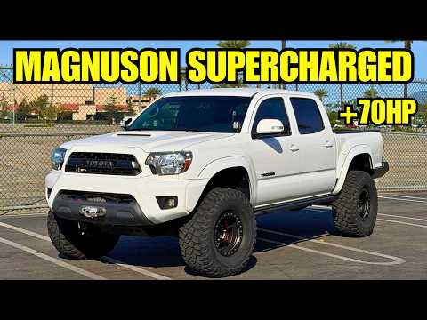 I SUPERCHARGED MY TOYOTA TACOMA IN MY DRIVEWAY! (Magnuson DIY Install)