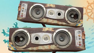 Can a damaged speaker be restored or rebuilt ?